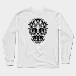 HomeSchoolTattoo Sugarskull Long Sleeve T-Shirt